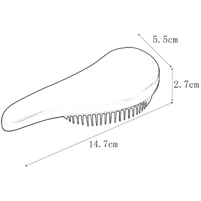 Children's Magic Detangling Hair Brush (Green) - Image 3